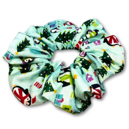 Penguin Winter Scrunchie