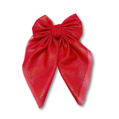 Iridescent Red Small Bow