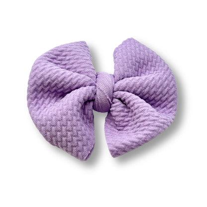 Lilac Piggie Bow Enchanted Scrunch