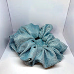 Load image into Gallery viewer, Blue Sparkle Scrunchie
