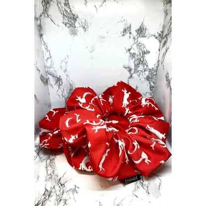 Red Max Christmas Scrunchie Enchanted Scrunch