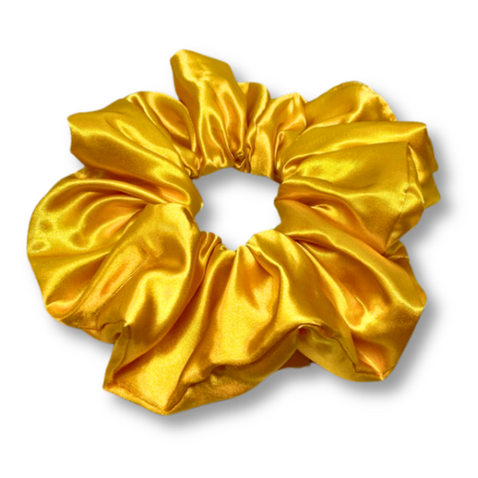 Gold Silk Scrunchie