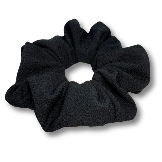 Black Oversized Scrunchie