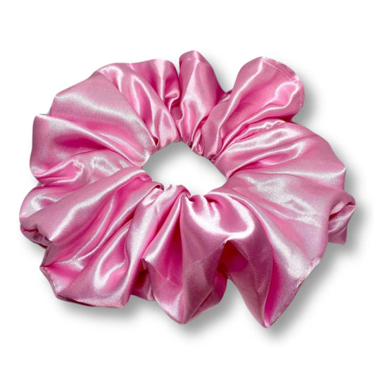 Pink Silk Scrunchie enchantedscrunch