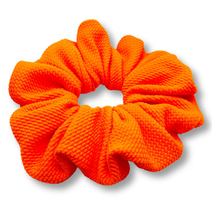 Neon Orange Bullet Scrunchie