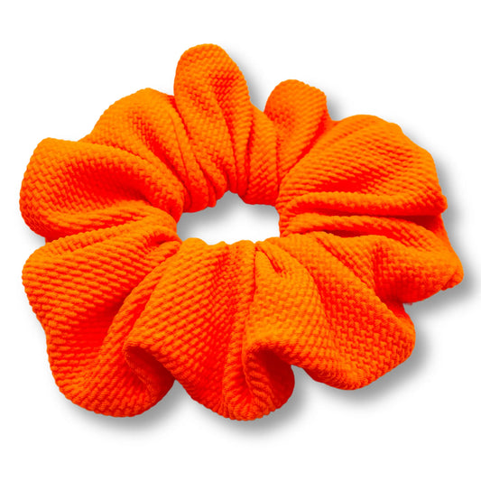 Neon Orange Bullet Scrunchie enchantedscrunch