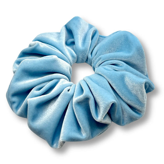Baby Blue Velvet Scrunchie Enchanted Scrunch