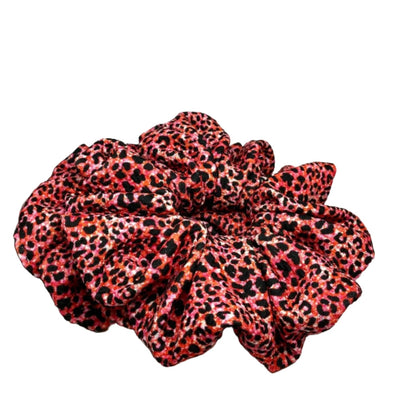 Pink Cheetah Bullet Scrunchie