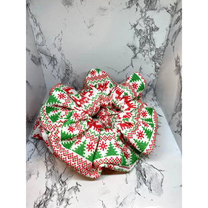 Ugly Sweater Christmas Bullet Scrunchie Enchanted Scrunch