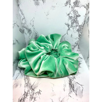 Mint Green Velvet Scrunchie Enchanted Scrunch