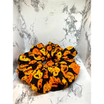Load image into Gallery viewer, Black Pumpkins Halloween Scrunch
