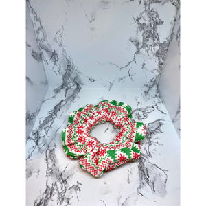 Mini Ugly Sweater Christmas Bullet Scrunchie