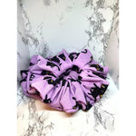 Load image into Gallery viewer, Purple Kitty Cat Halloween Scrunchie
