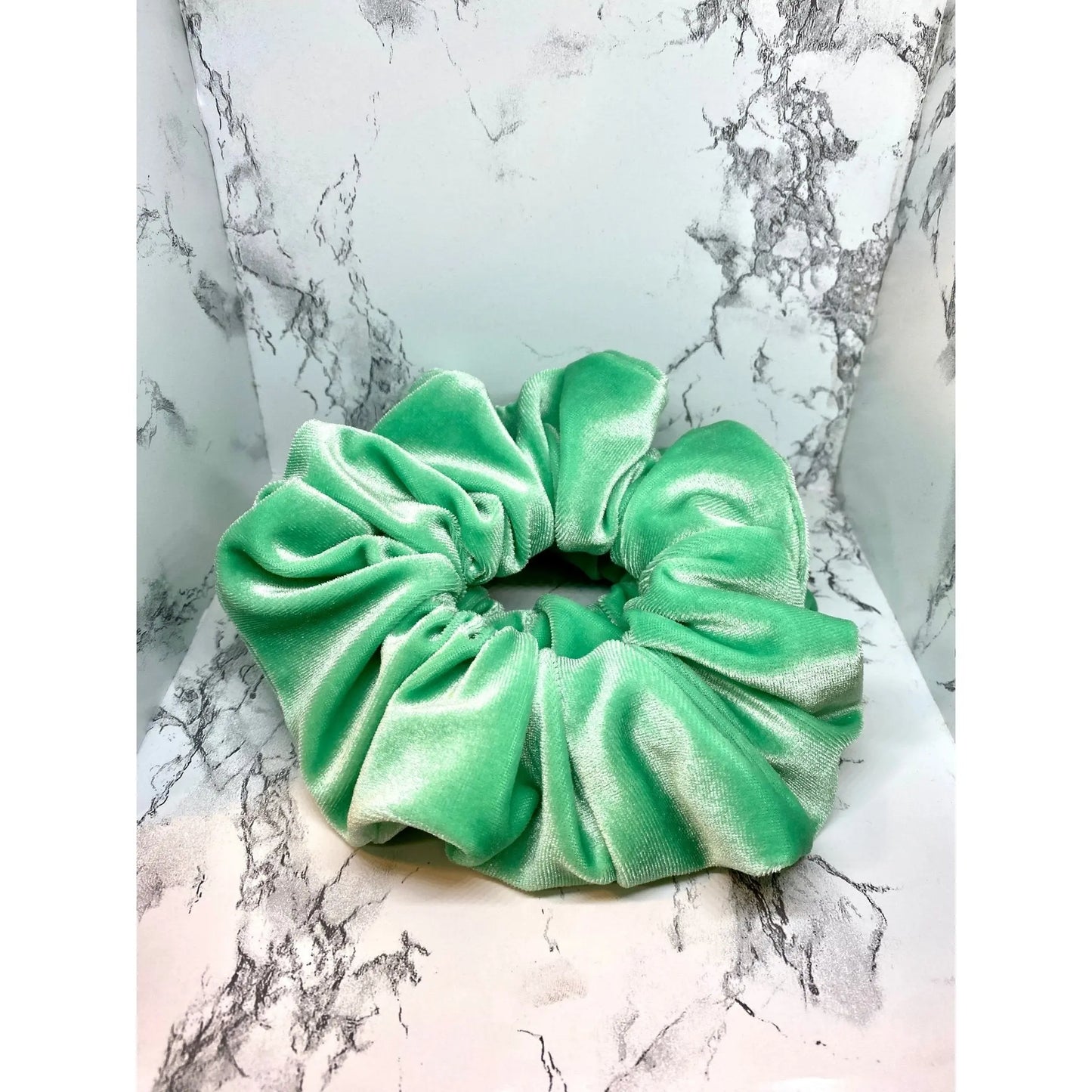 Mint Green Velvet Scrunchie Enchanted Scrunch