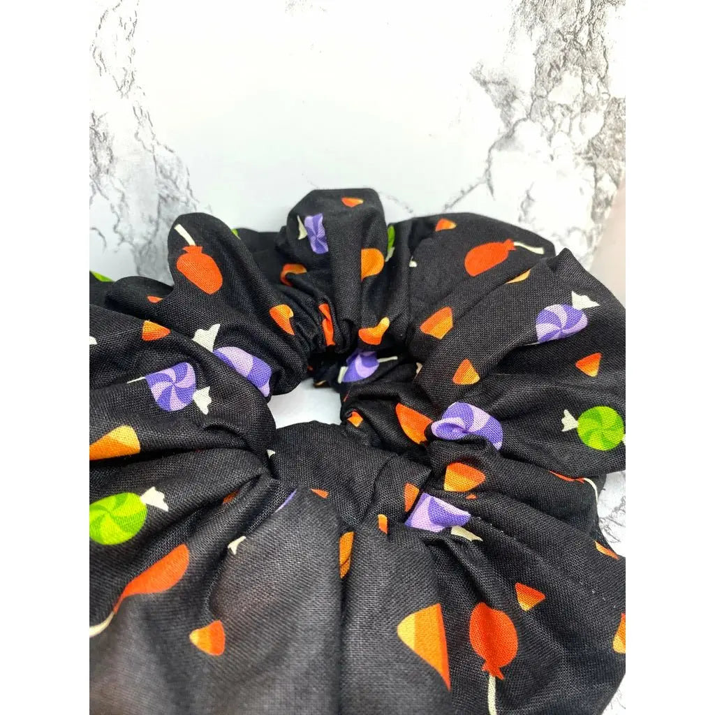 Black Candy Halloween Scrunchie Enchanted Scrunch