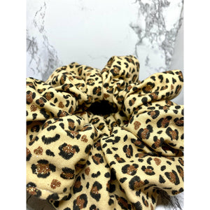 Glitter Cheetah Print Scrunch