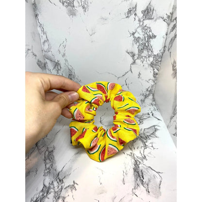 Mini Yellow Watermelon Scrunchie