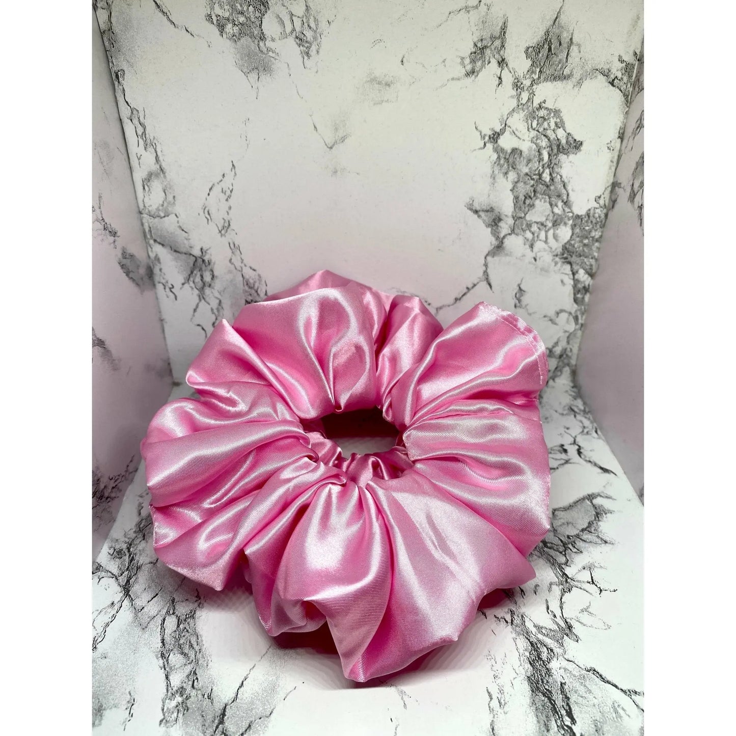 Pink Silk Scrunchie enchantedscrunch