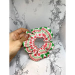 Load image into Gallery viewer, Mini Ugly Sweater Christmas Bullet Scrunchie

