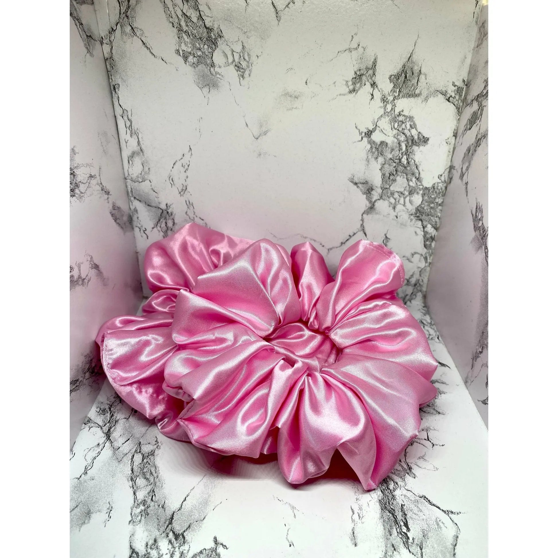 Pink Silk Scrunchie enchantedscrunch