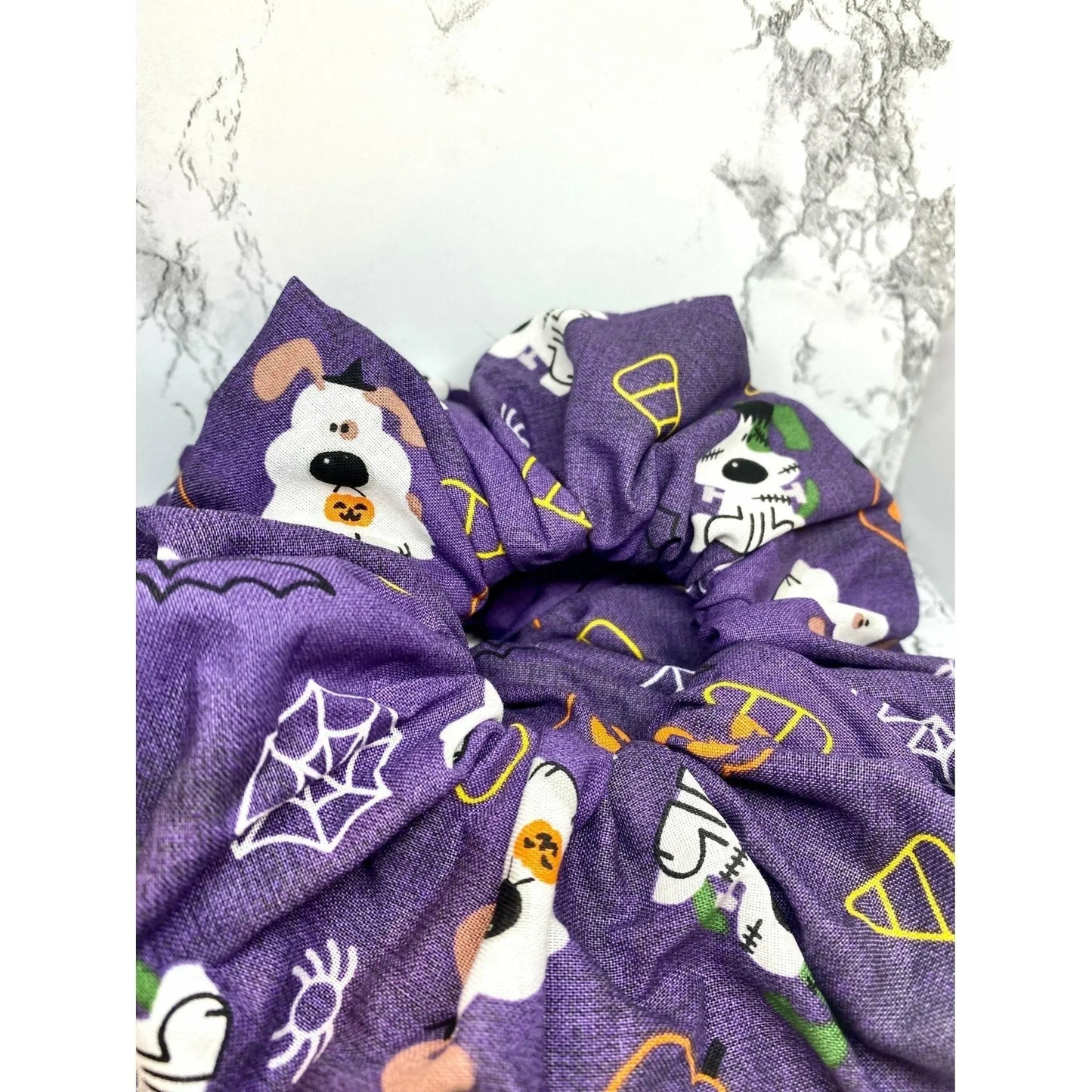 Purple Halloween Dog Scrunch Enchanted Scrunch