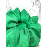 Load image into Gallery viewer, Green Christmas Bullet Scrunchie

