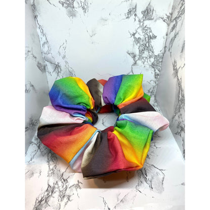 Ombre Flag Rainbow Scrunchie