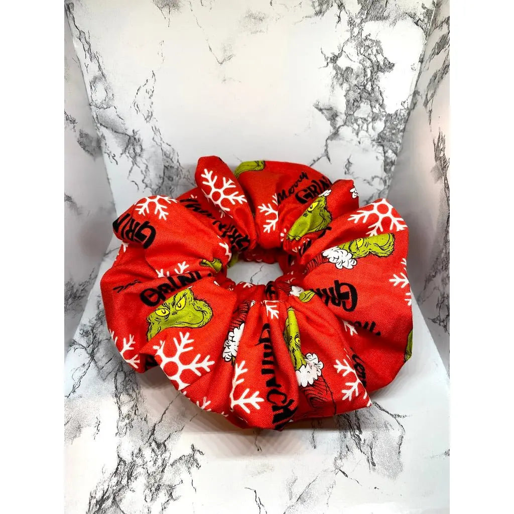 Red Grinchmas Christmas Scrunchie Enchanted Scrunch