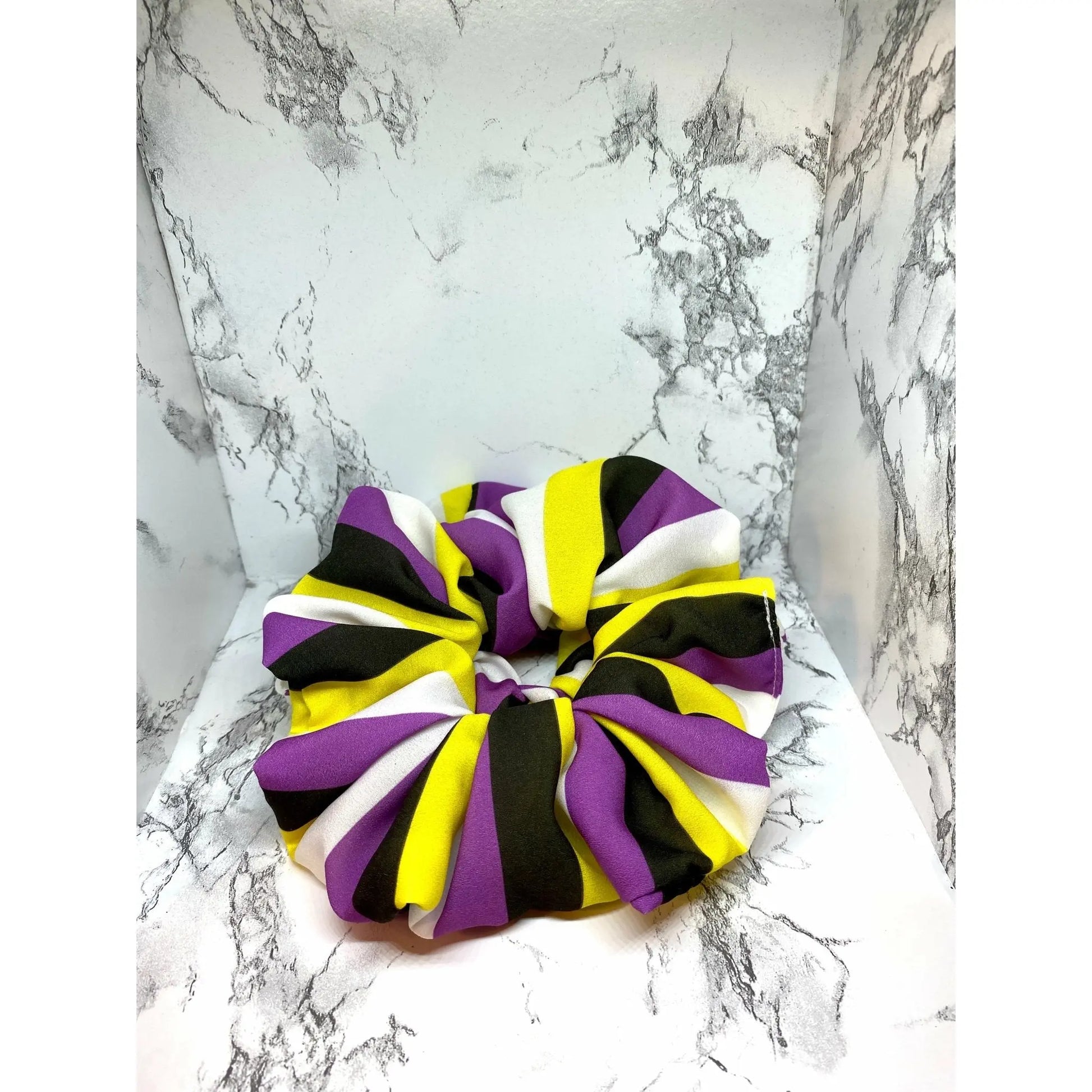 Nonbinary Pride Flag Scrunchie enchantedscrunch