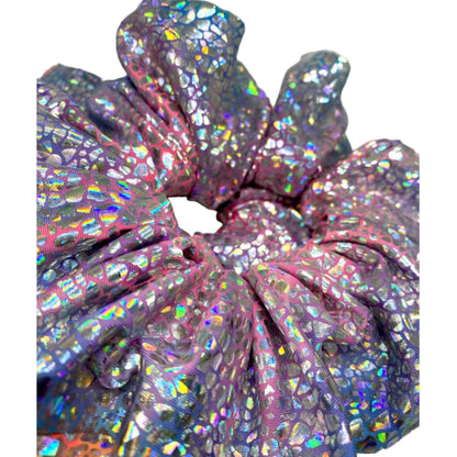 Holographic Tie Dye Scrunchie