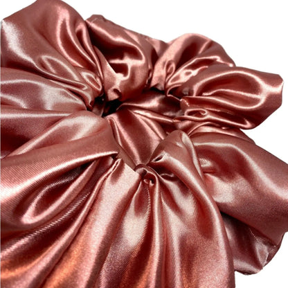 Dusty Pink Oversized Silk Scrunchie