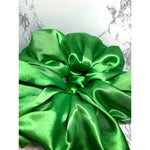 Load image into Gallery viewer, Green Silk Scrunch
