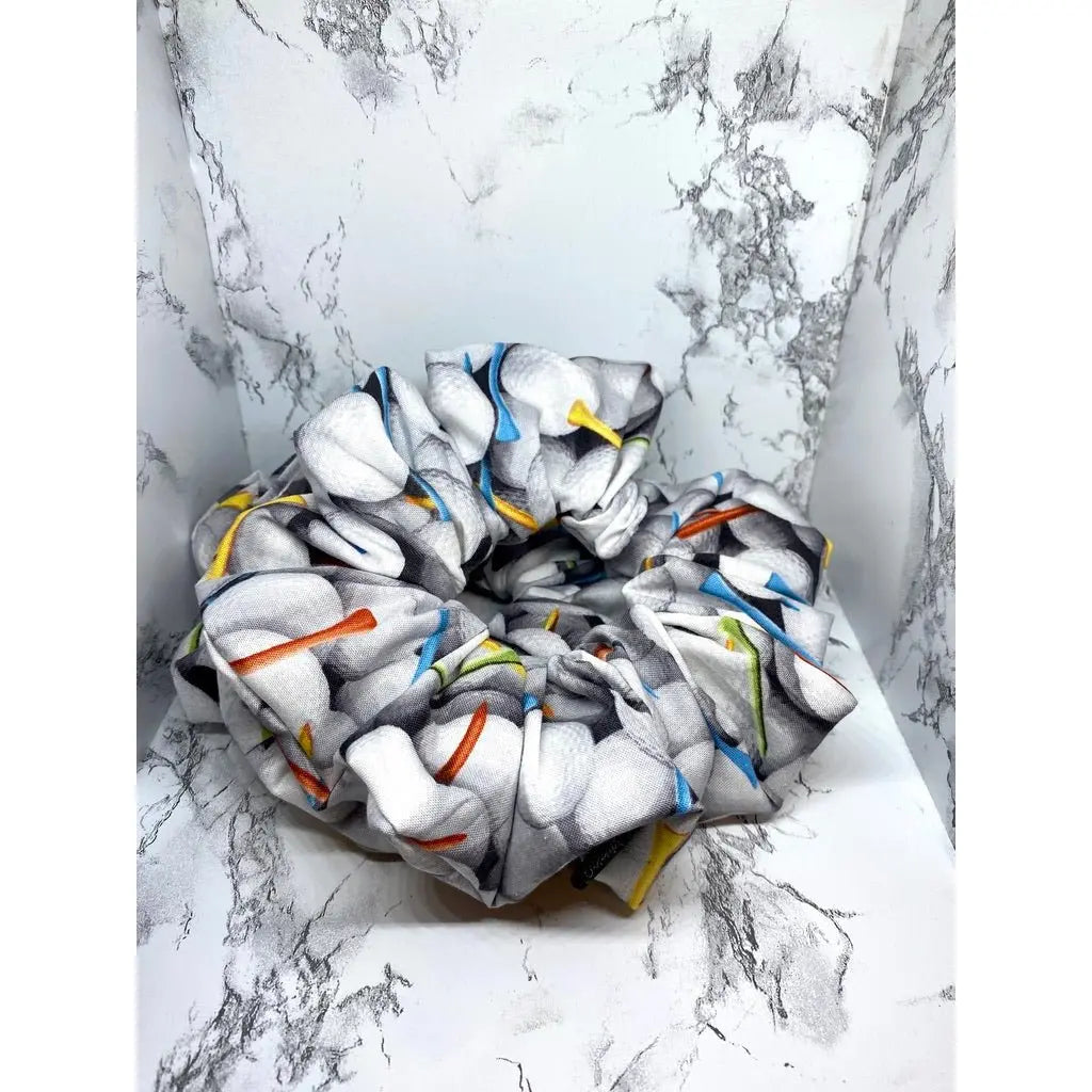 Golf Ball Sports Scrunchie enchantedscrunch