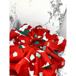 Load image into Gallery viewer, Red Christmas Trees Scrunchie
