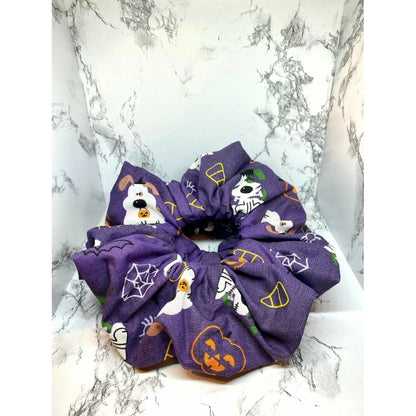 Purple Halloween Dog Scrunch Enchanted Scrunch