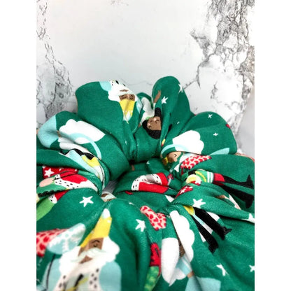 Green Nutcracker Christmas Scrunchie Enchanted Scrunch