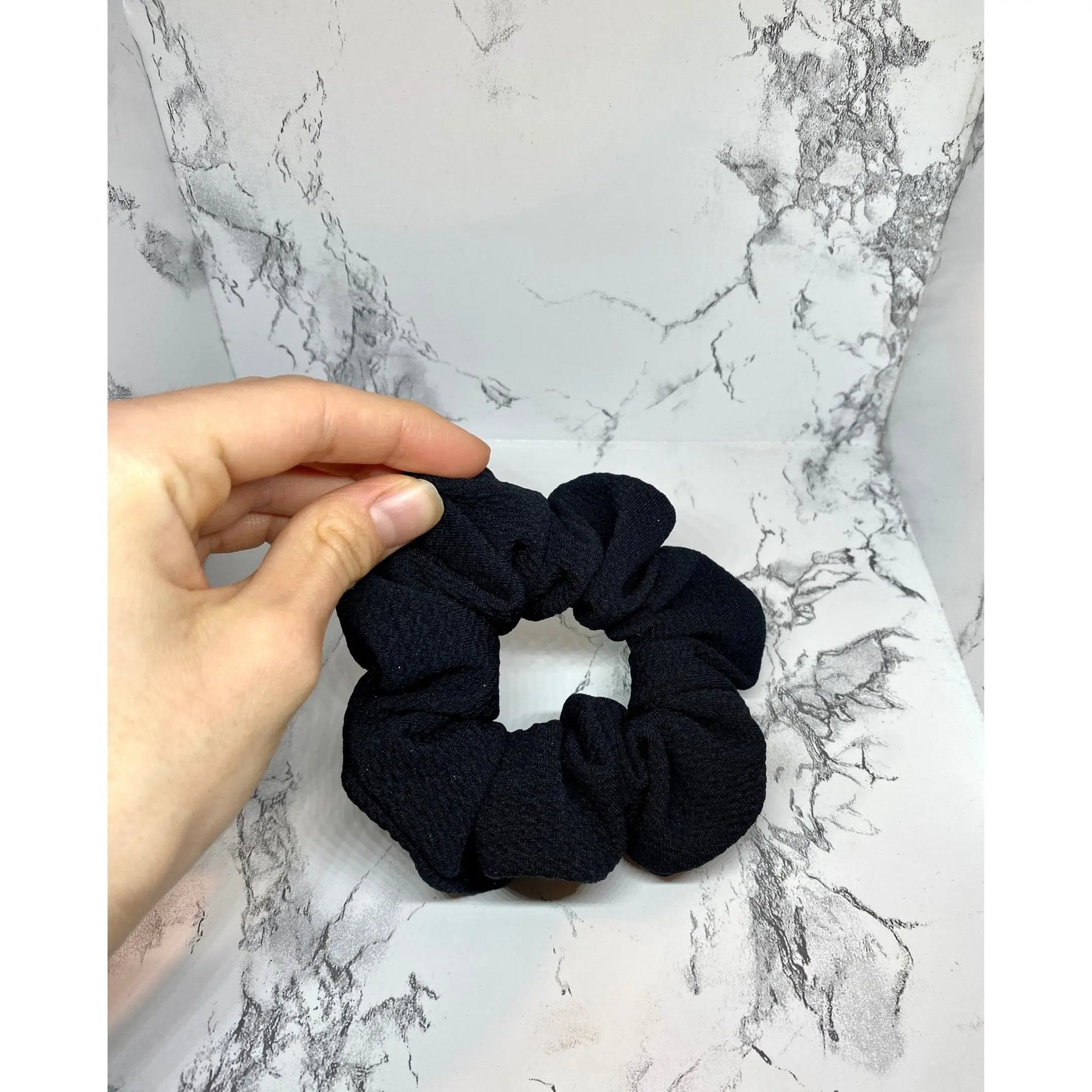 Mini Black Bullet Scrunchie enchantedscrunch