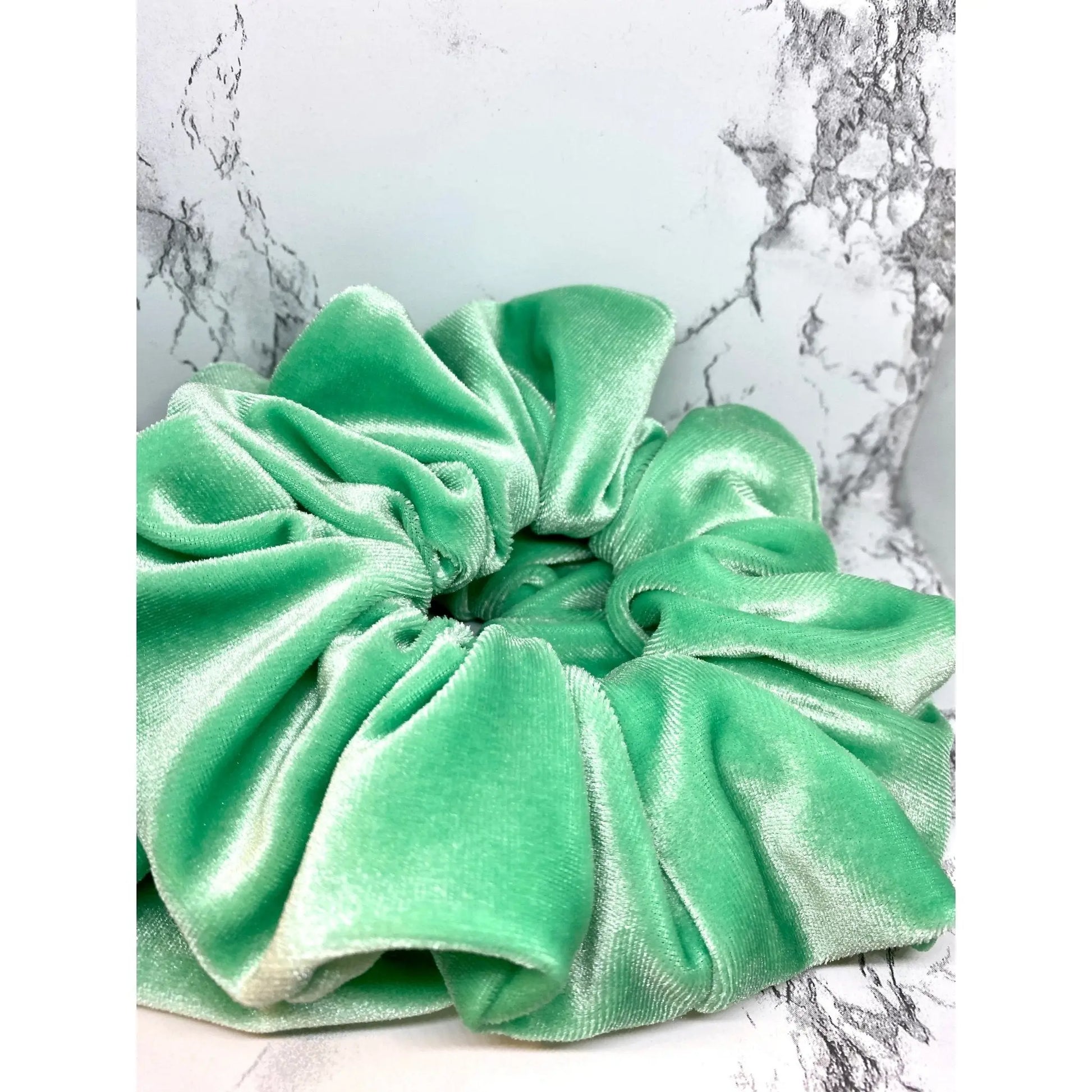 Mint Green Velvet Scrunchie Enchanted Scrunch