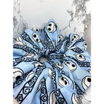 Load image into Gallery viewer, Light Blue Nightmare Before Christmas Scrunch
