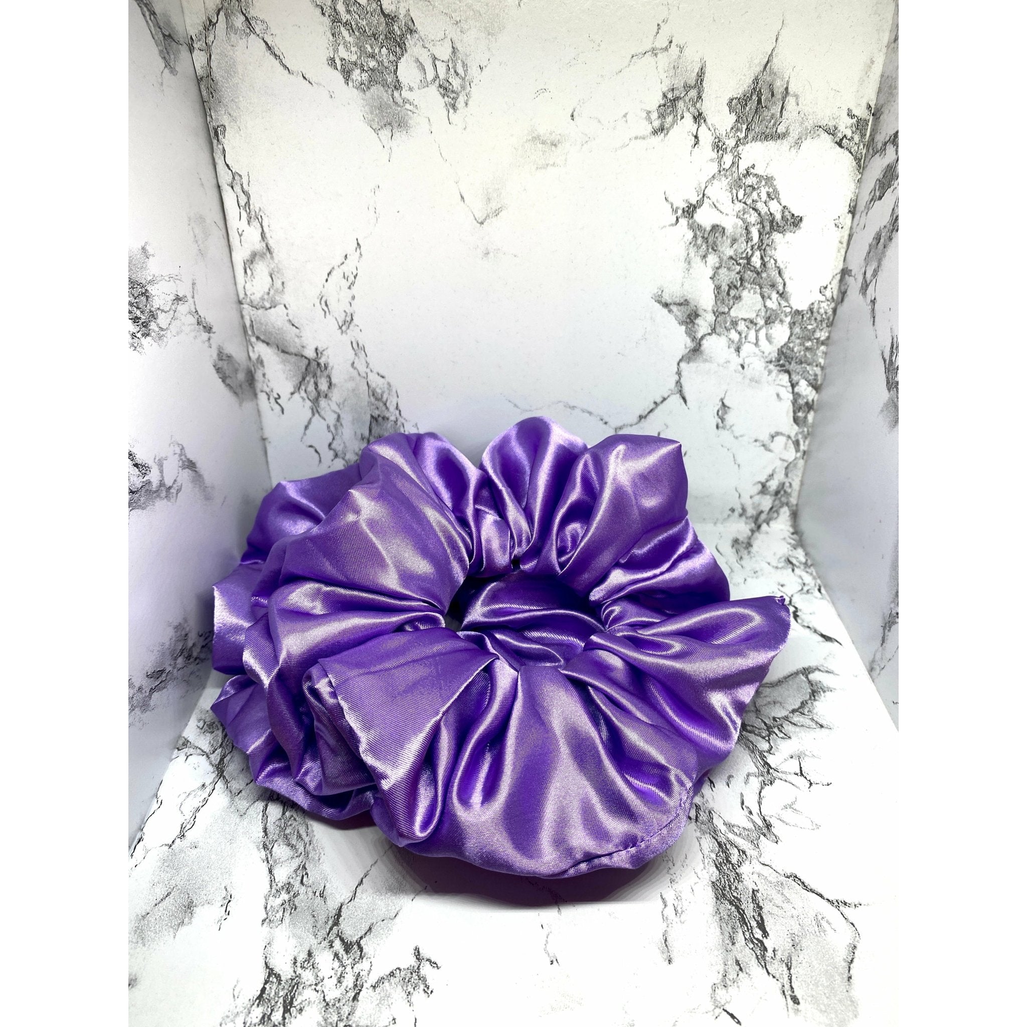 Purple Silk Scrunch