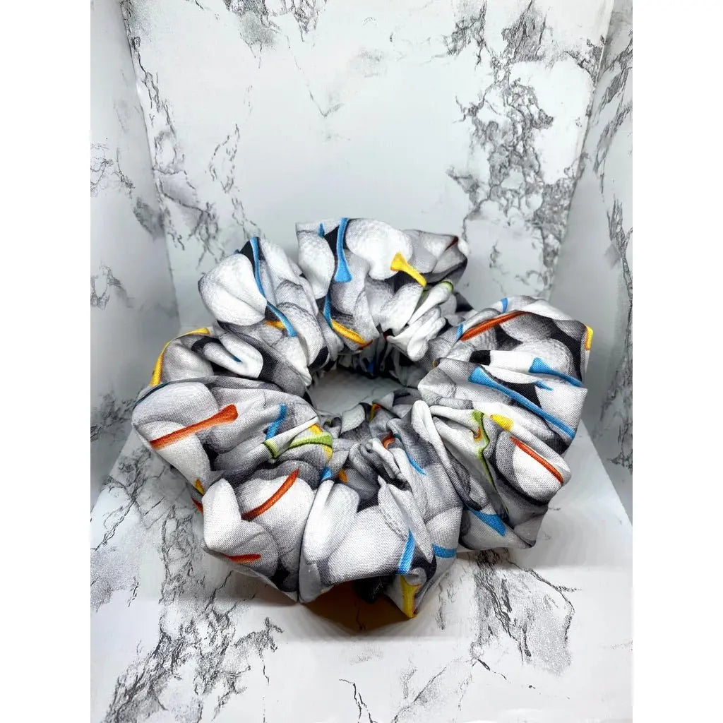 Golf Ball Sports Scrunchie enchantedscrunch