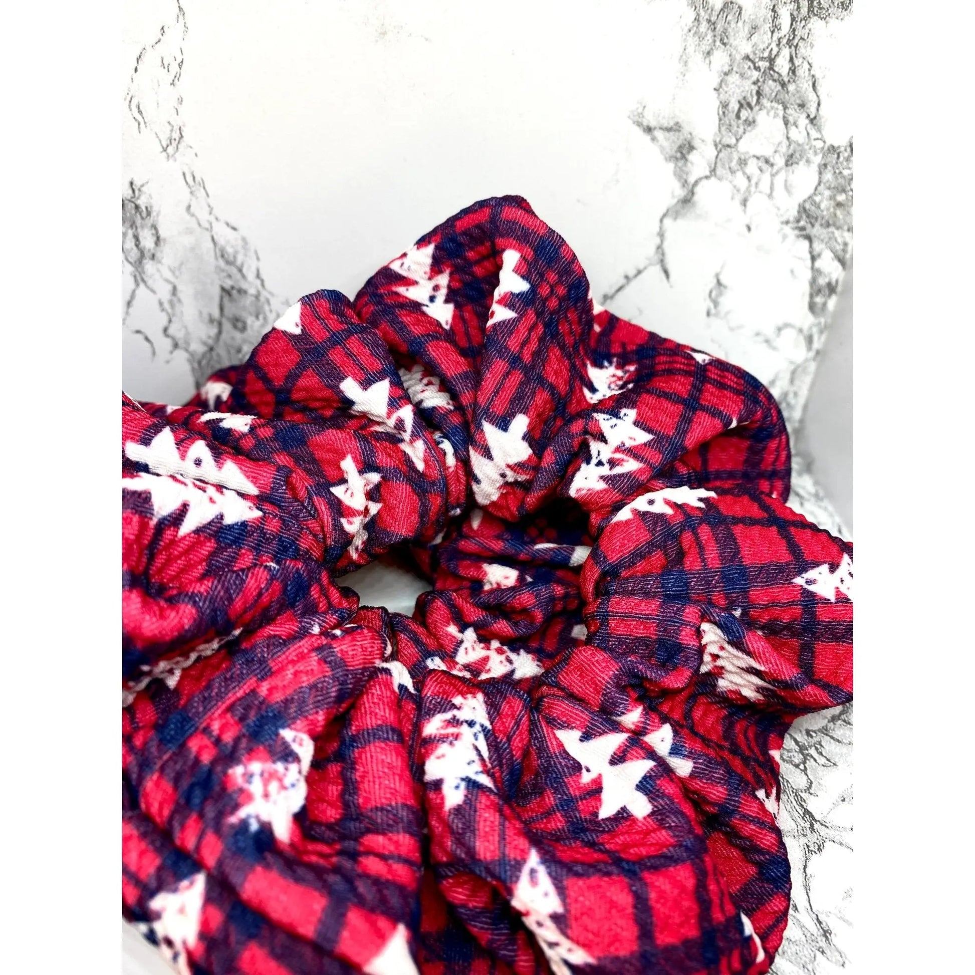 Buffalo Trees Christmas Bullet Scrunchie Enchanted Scrunch