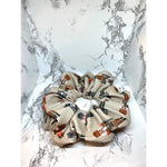 Load image into Gallery viewer, Grey Nutcracker Christmas Bullet Scrunchie
