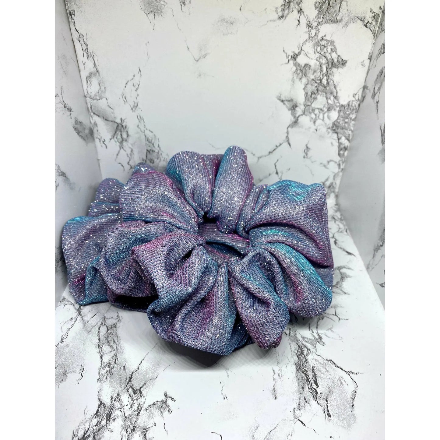 Blue Purple Sparkle Scrunchie Enchanted Scrunch