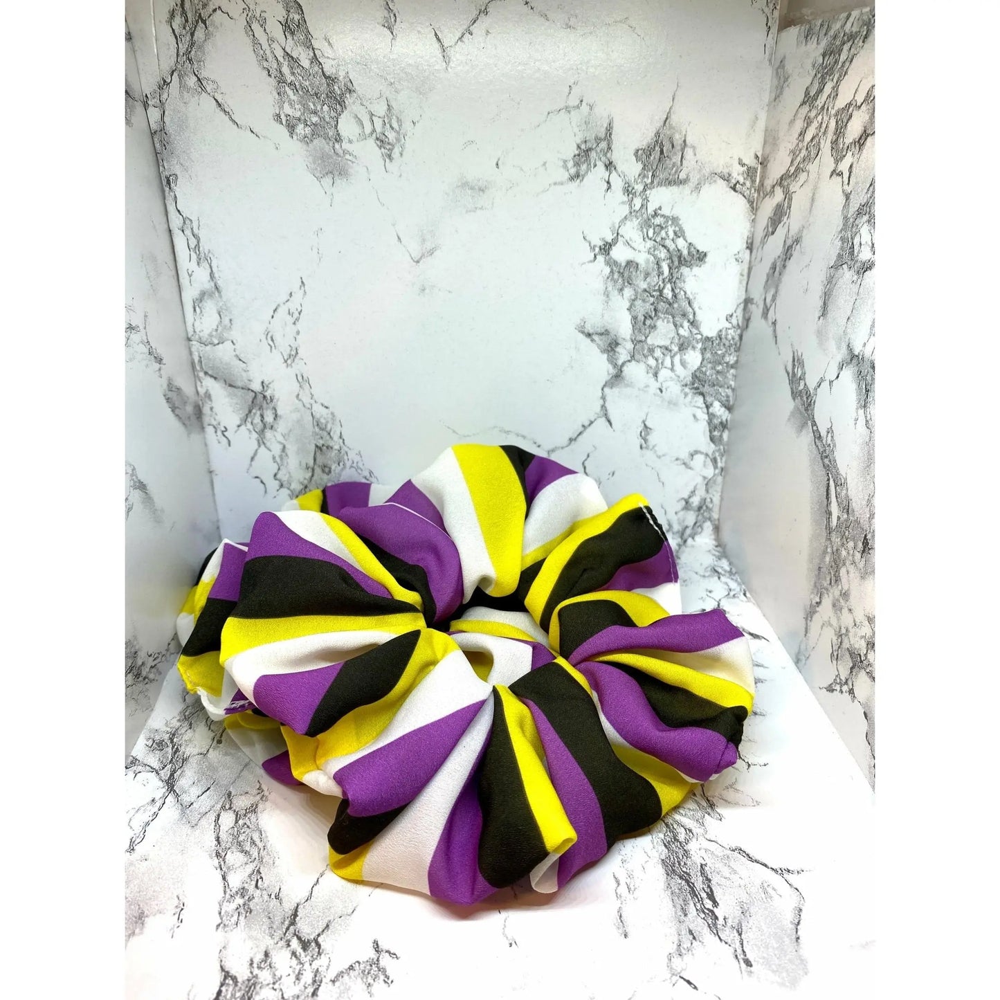 Nonbinary Pride Flag Scrunchie