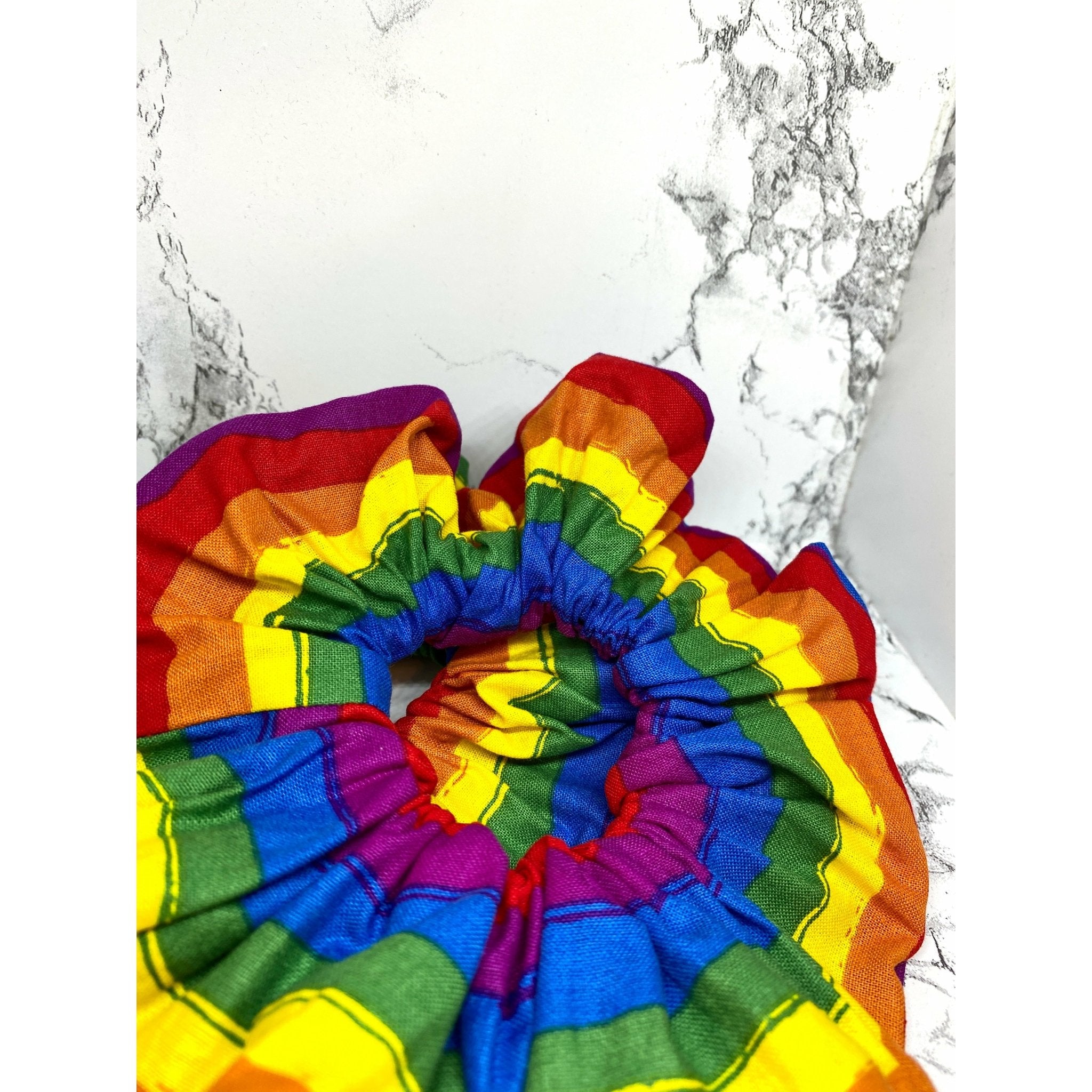 Rainbow Pride Flag Scrunch